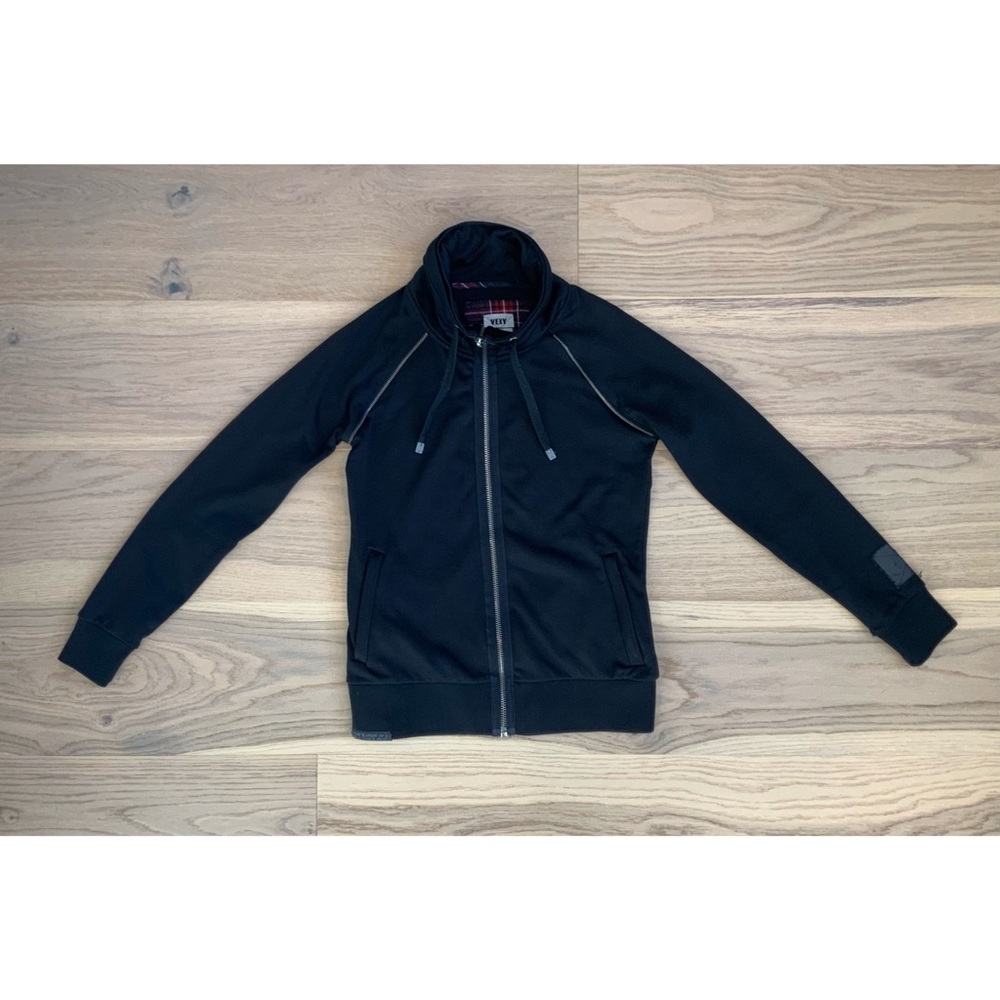 Vexy Montreal Women’s Black Zip-Up Jacket, size Medium